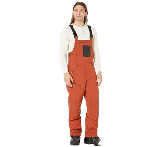 Flylow Mens Insulated Baker Snow Bibs XXL Tan Rustic One Piece Waterproof NWT